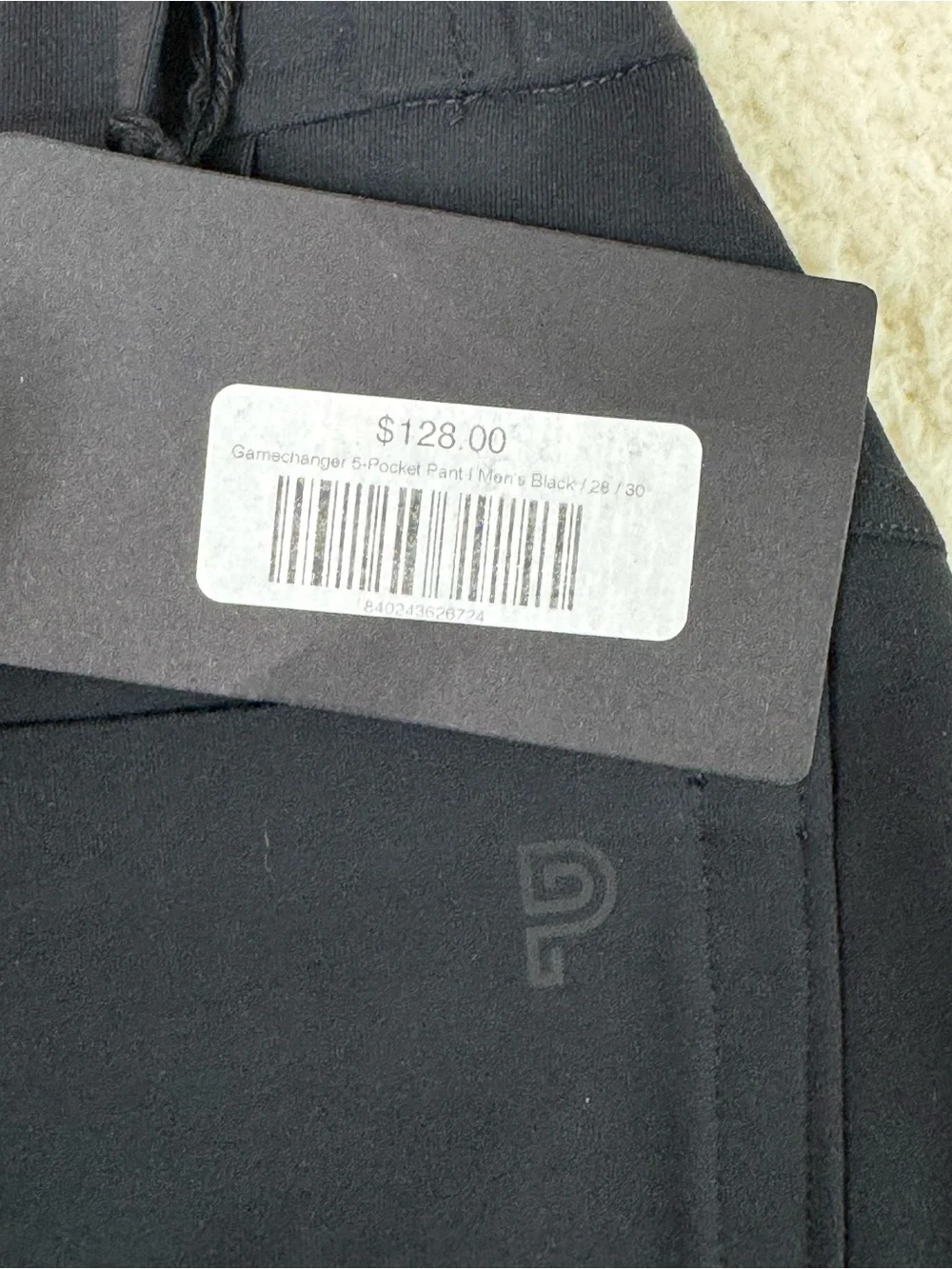 Public Rec Gamechanger 5-Pocket Pants Black Men's Size 28x30